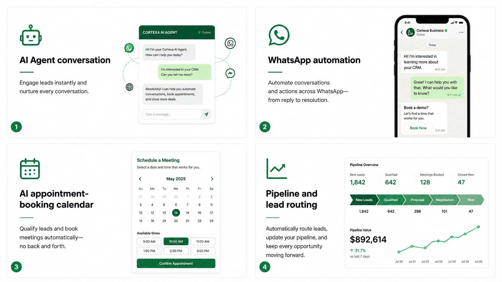 Cortexa Agentic CRM platform